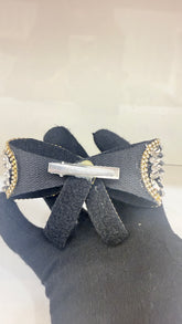 CRYSTAL RHINESTONE BOW HA-04